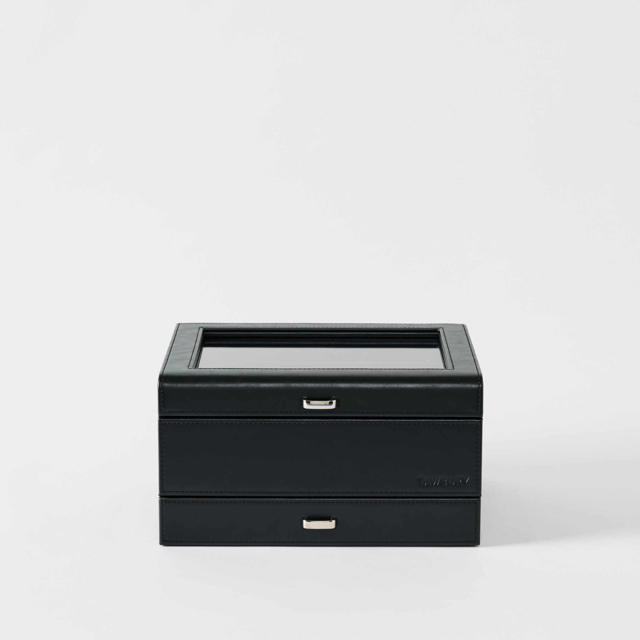 8 Slot Watch Box with Storage (Black) | Tawbury Bayswater 8 Slot Watch Box with Storage (Black) | Tawbury Bayswater