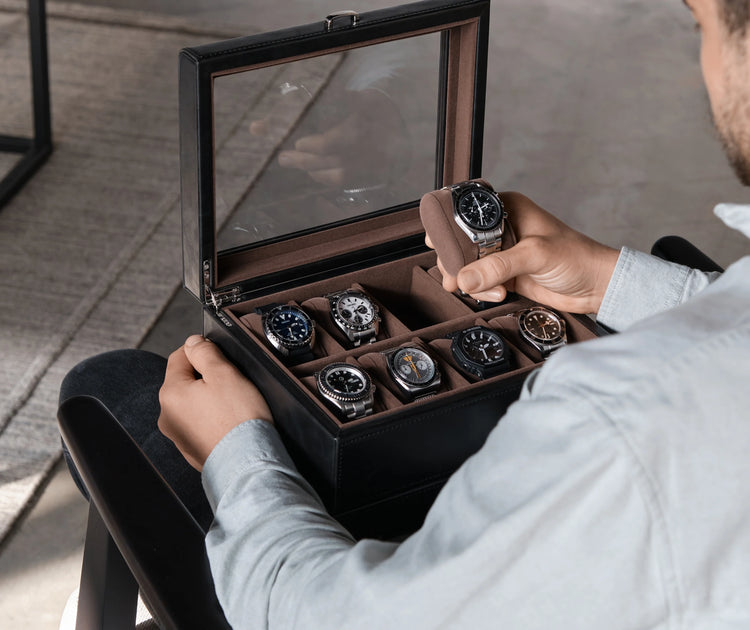 luxury brand watch travel case